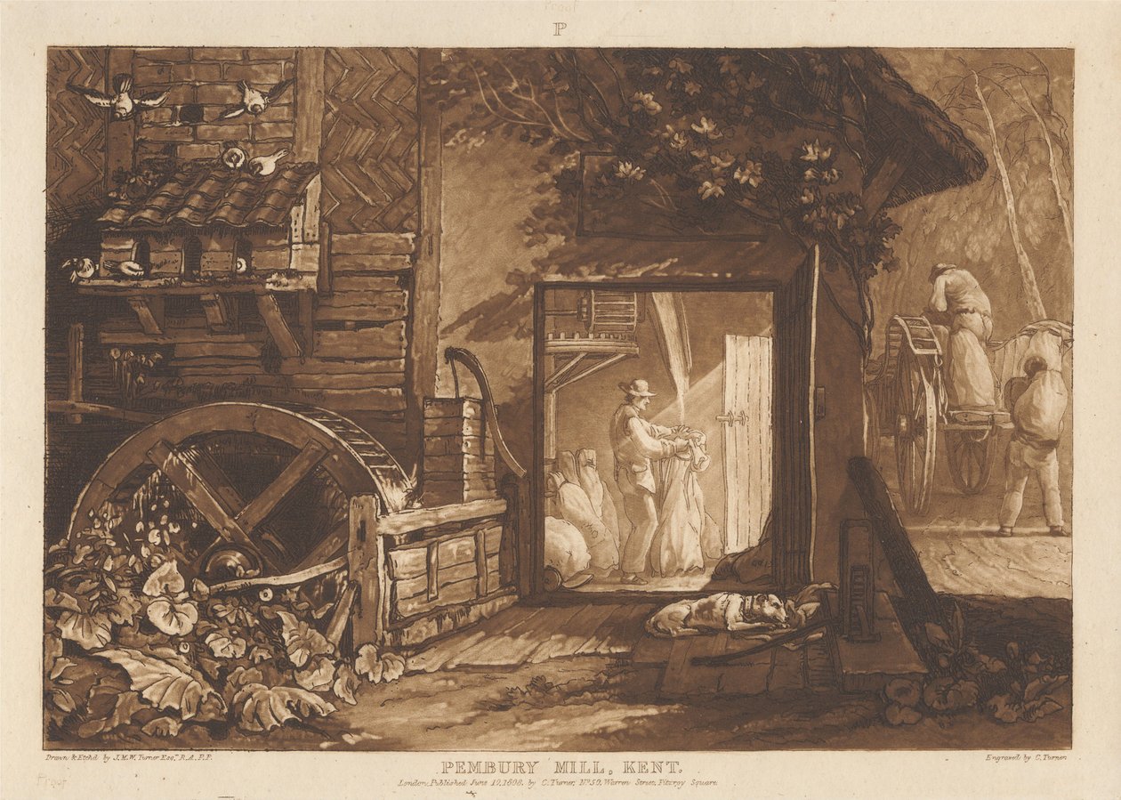 Moulin de Pembury, Kent - Joseph Mallord William Turner