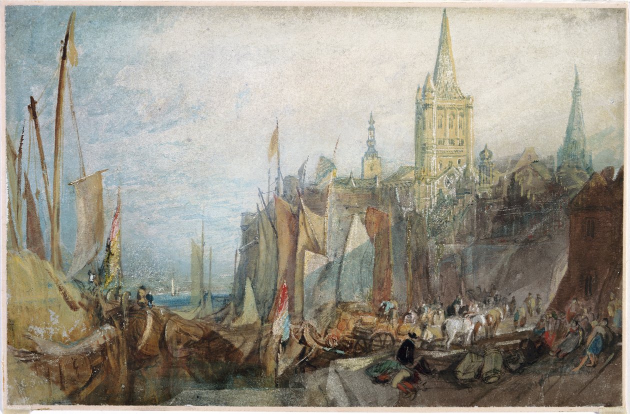 Porte du Rhin, Cologne - Joseph Mallord William Turner