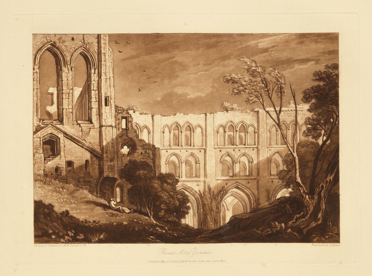 Abbaye de Rievaulx - Joseph Mallord William Turner
