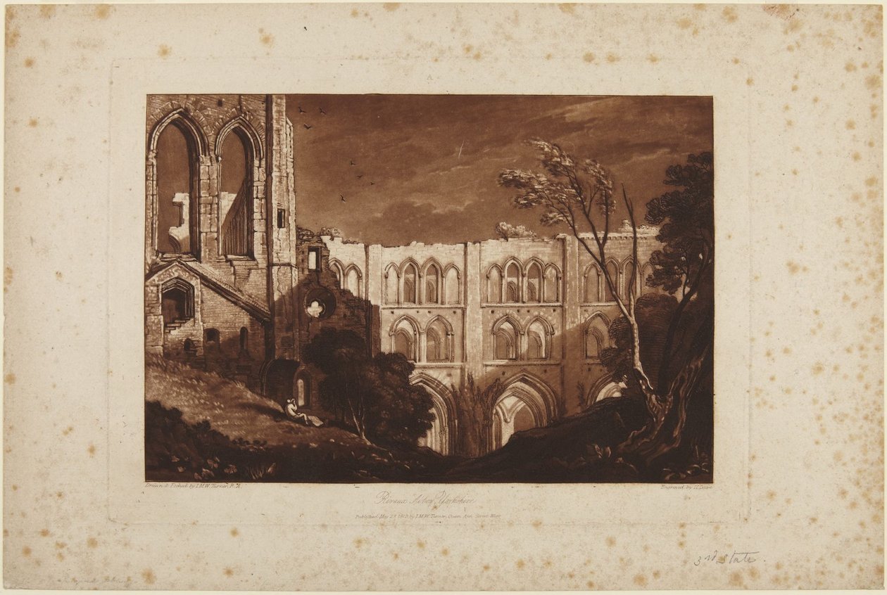 Abbaye de Rievaulx, Yorkshire - Joseph Mallord William Turner