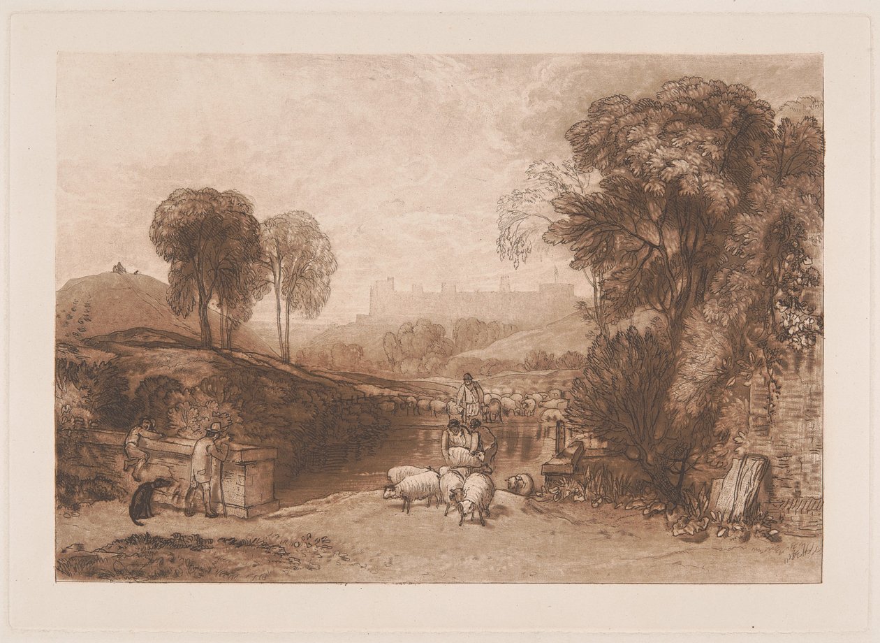 Lavage des moutons, Windsor - Joseph Mallord William Turner