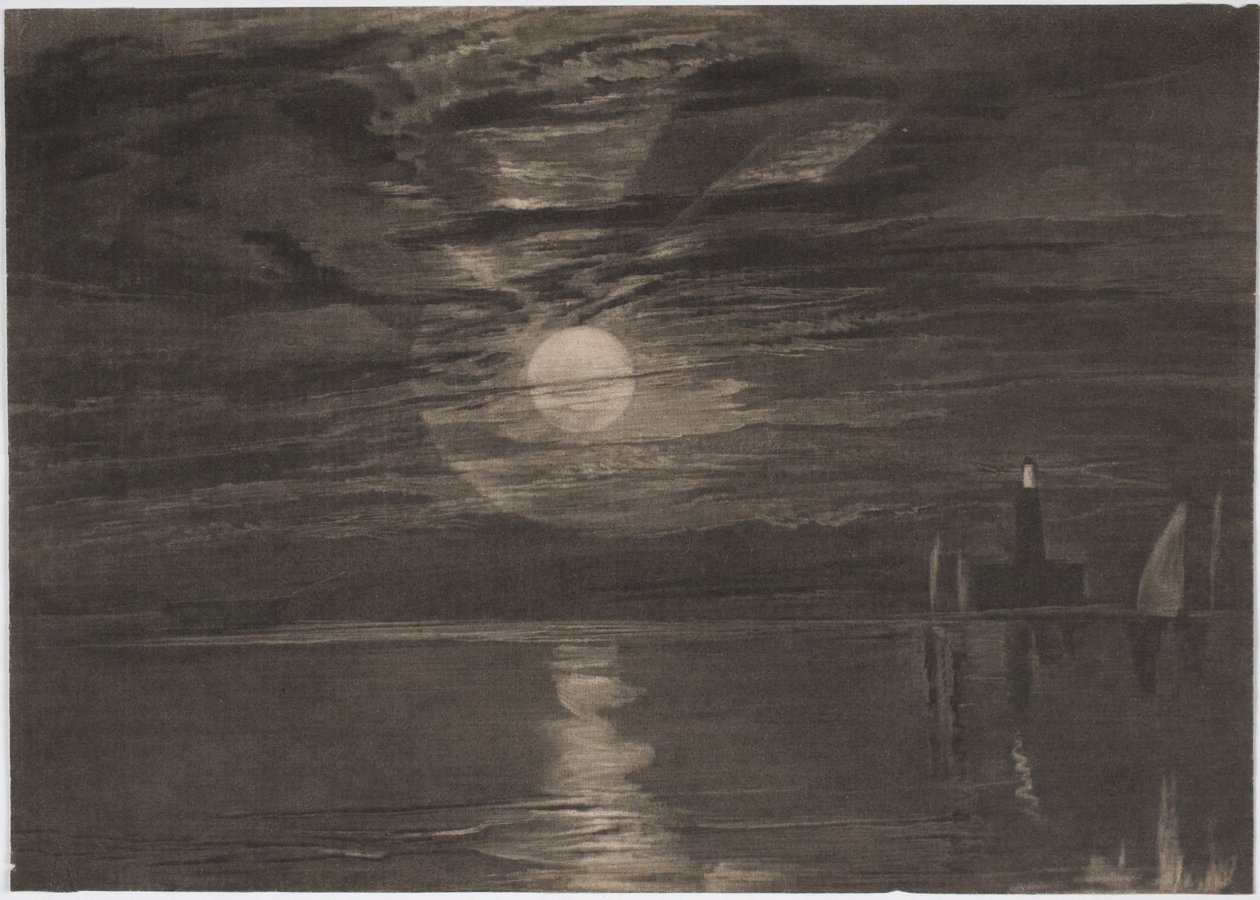 Phare de Shields - Joseph Mallord William Turner