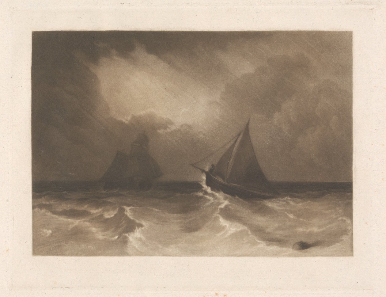Navire et cotre - Joseph Mallord William Turner