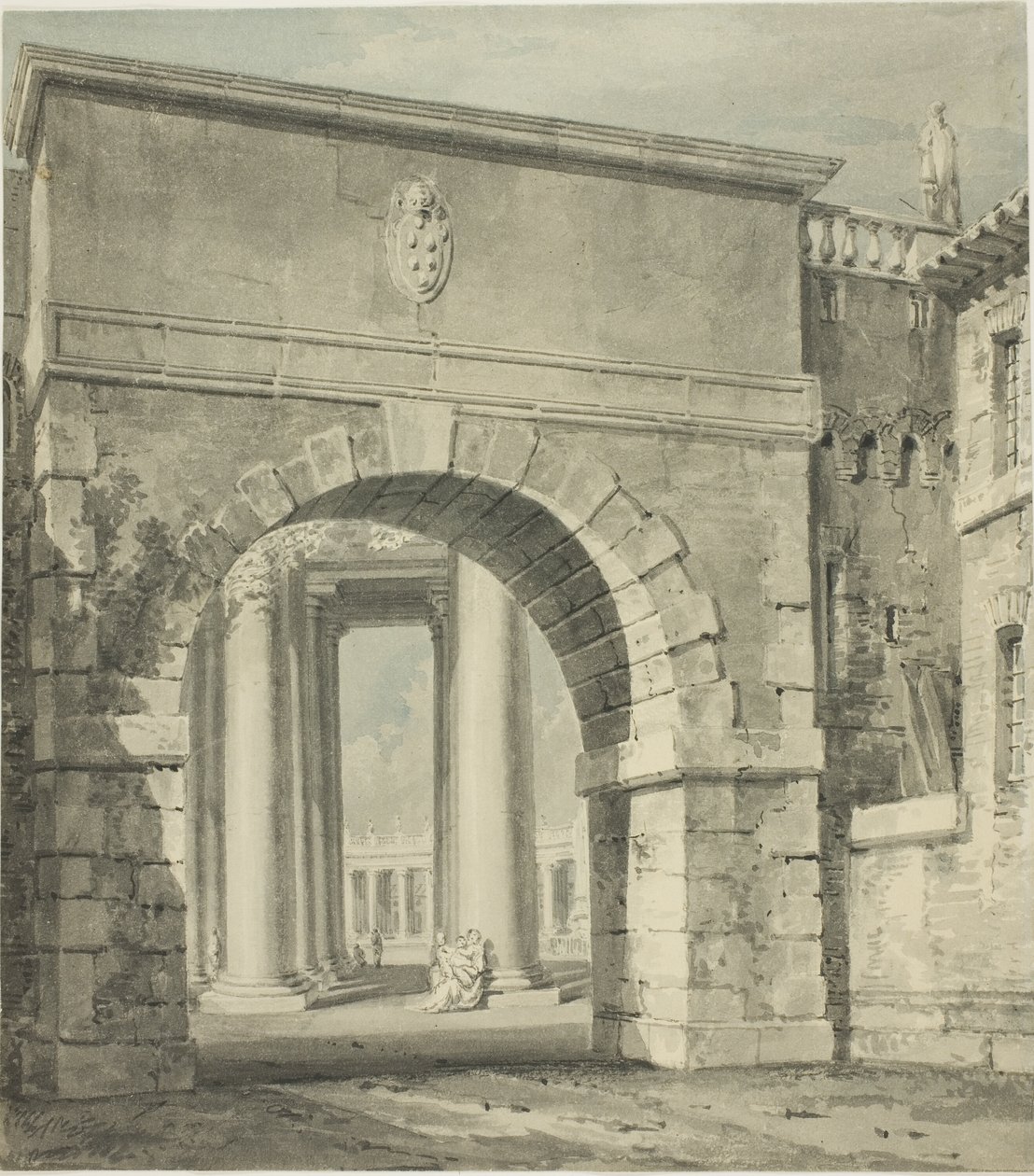 Saint-Pierre vu à travers la Porta Angelica - Joseph Mallord William Turner