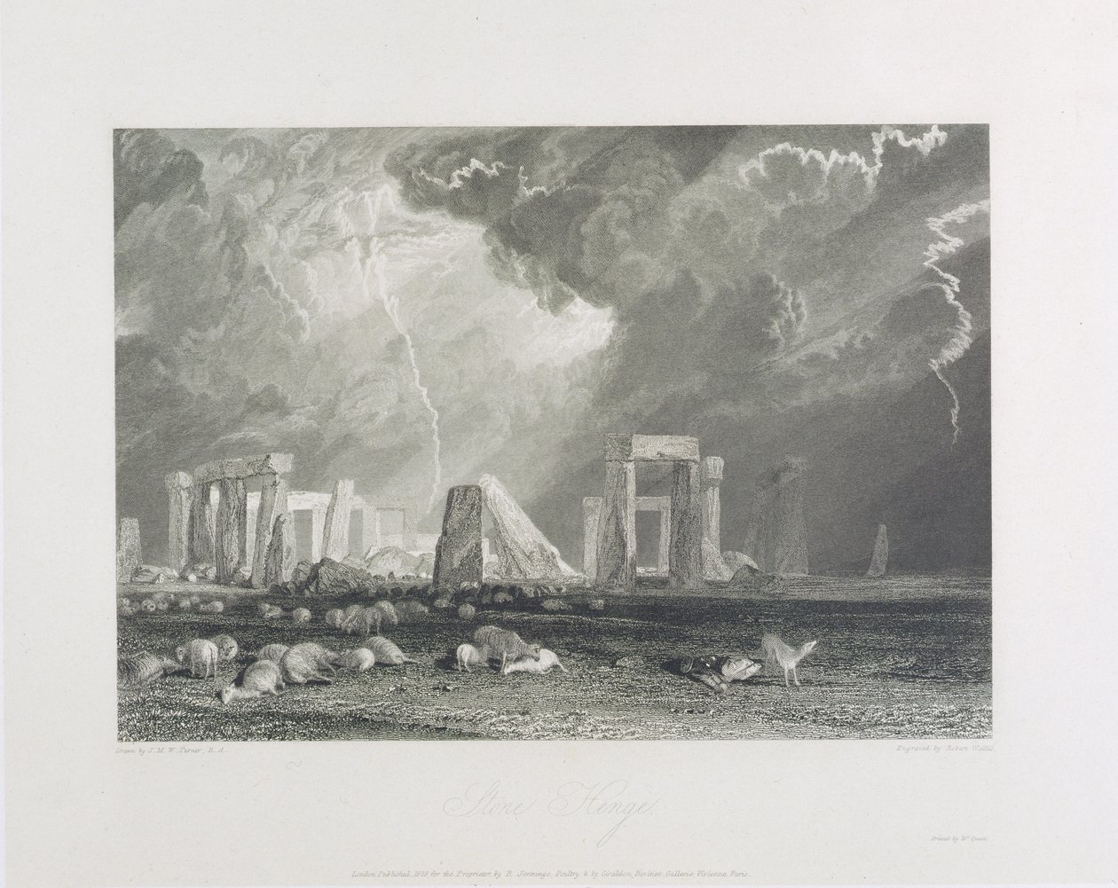 Stonehenge, 1829 - Joseph Mallord William Turner
