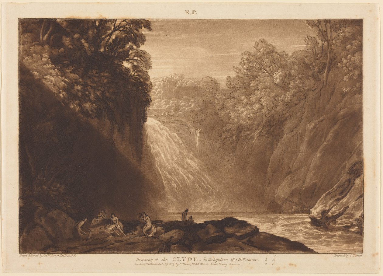 La chute de la Clyde - Joseph Mallord William Turner