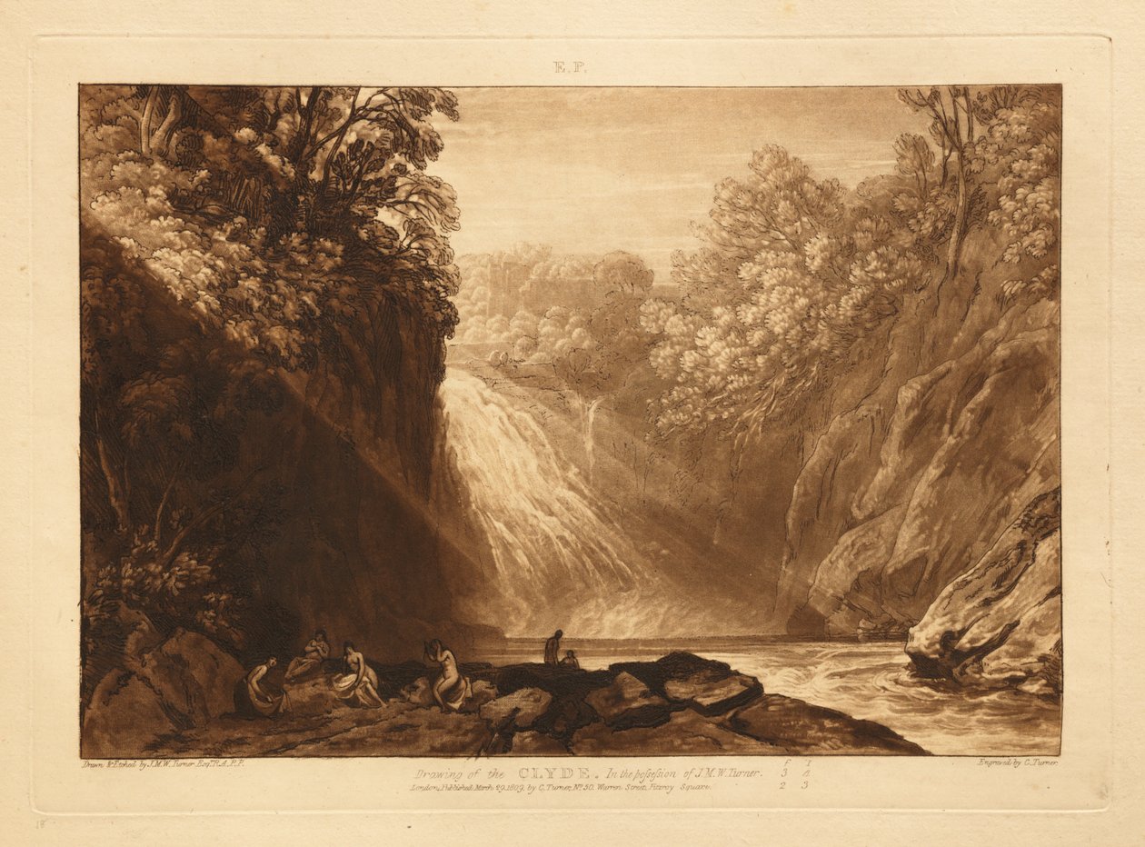 La chute de la Clyde - Joseph Mallord William Turner