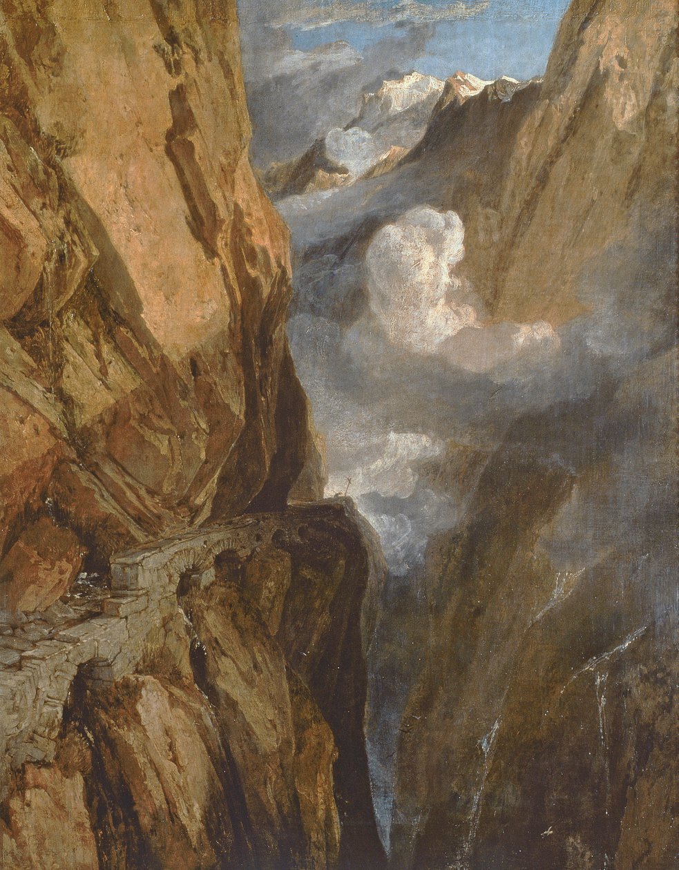 Le col du Saint-Gothard, Suisse - Joseph Mallord William Turner