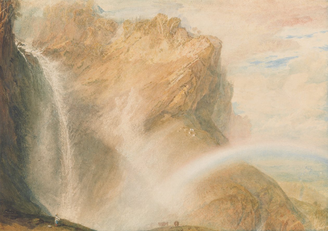 Chute supérieure de Reichenbach : Arc-en-ciel - Joseph Mallord William Turner