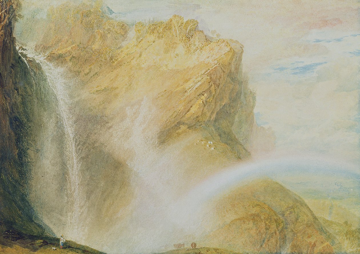 Chutes supérieures du Reichenbach - Joseph Mallord William Turner
