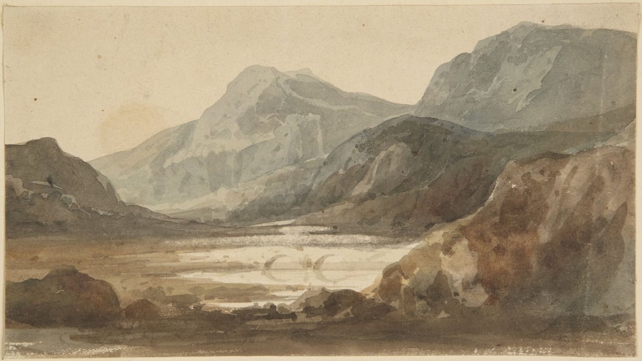 Vue au pays de Galles - Joseph Mallord William Turner