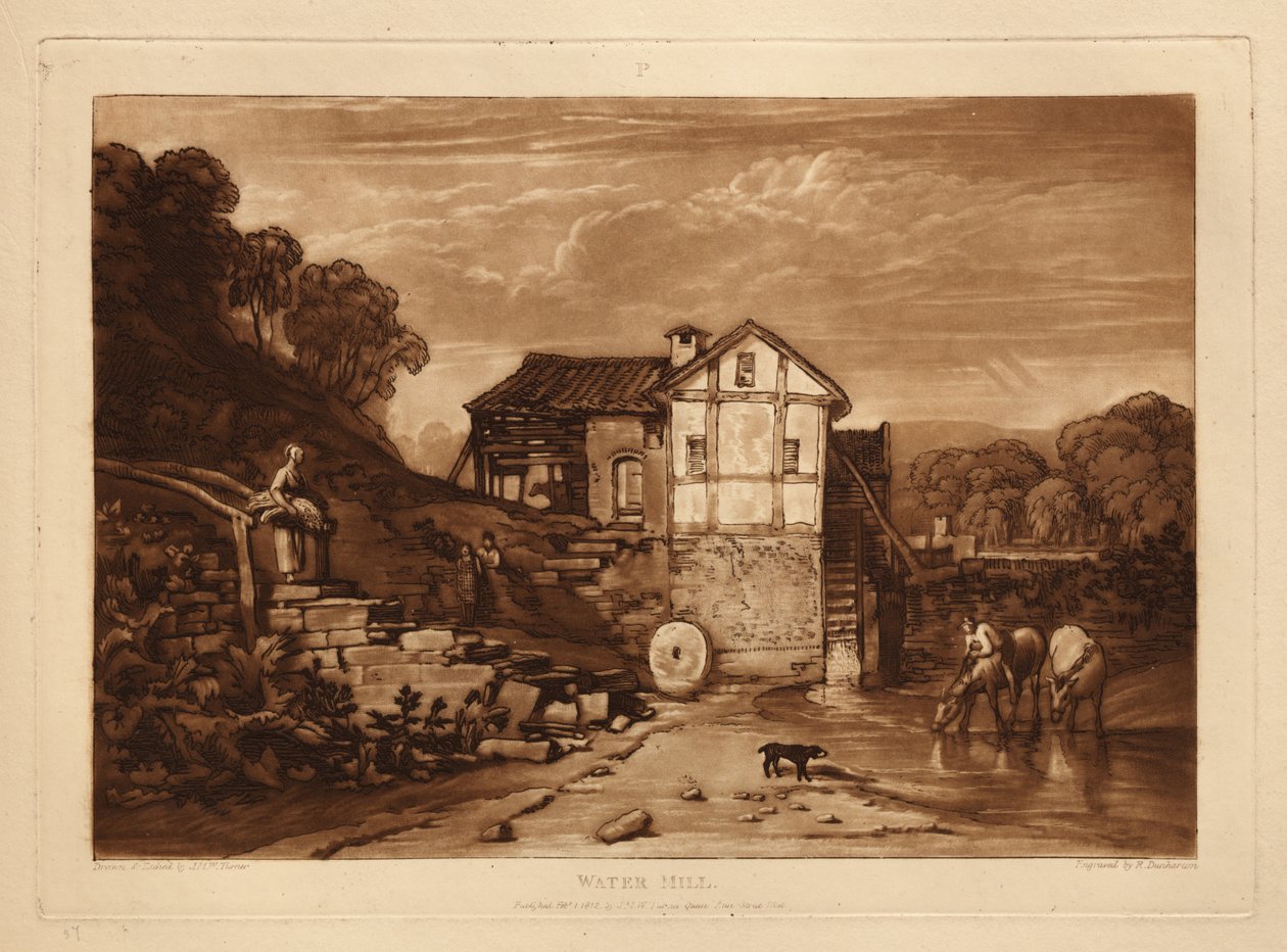 Moulin à eau - Joseph Mallord William Turner