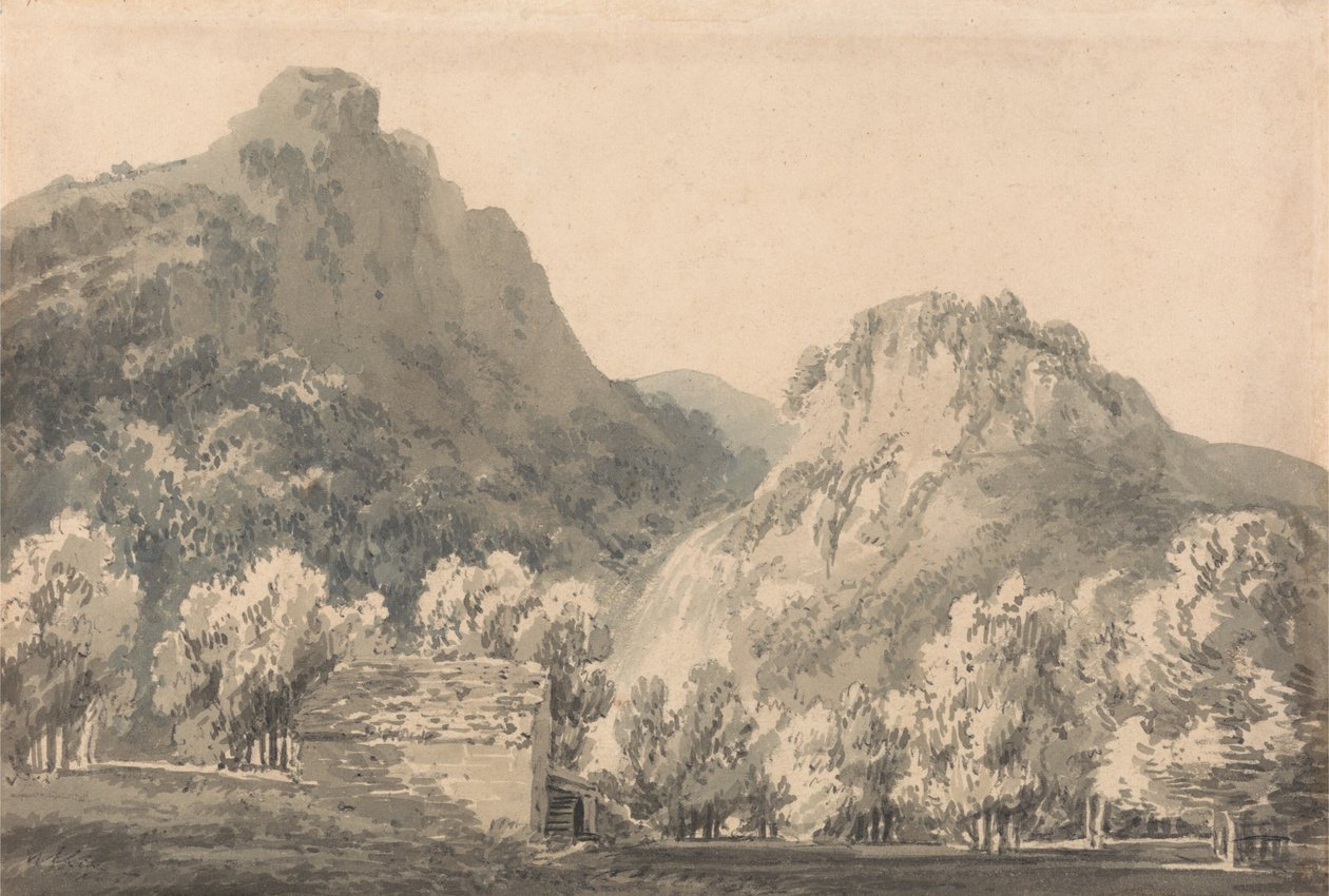 Cascade de Lodore, Cumberland - Joseph Mallord William Turner
