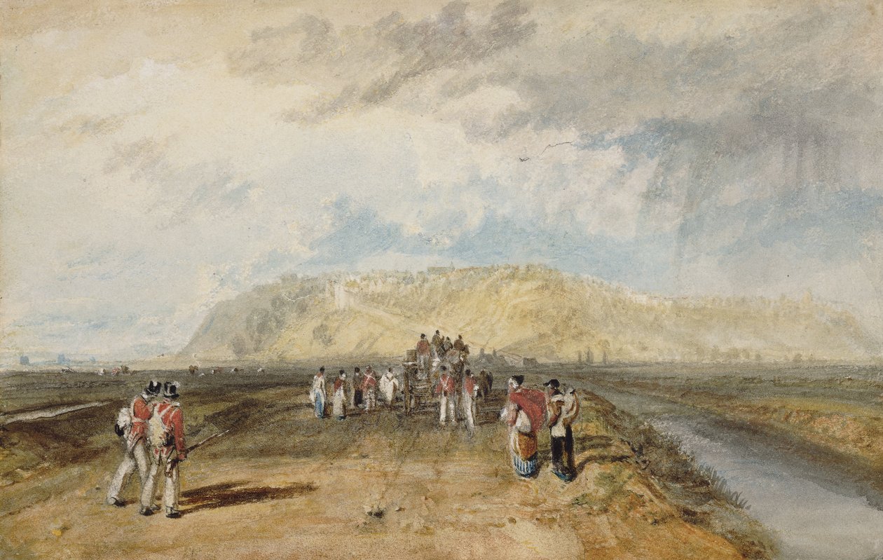 Winchelsea depuis la route de Rye - Joseph Mallord William Turner