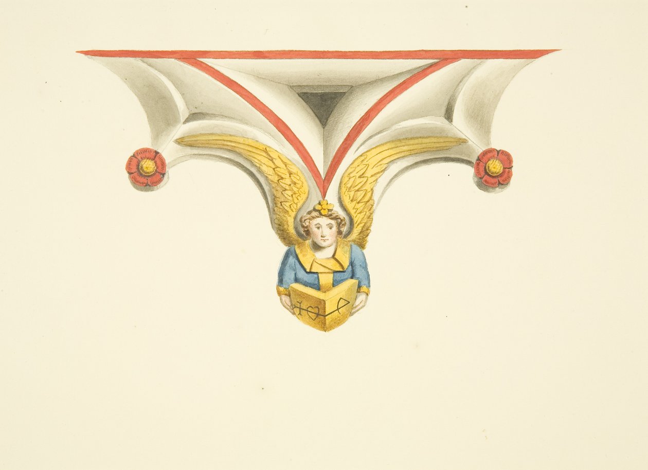 Un des cuspides de la tombe de Canynges à St Mary Redcliffe - Joseph Manning