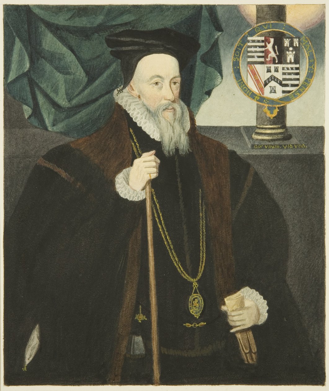 Portrait de Lord Burleigh dans le Conseil Municipal - Joseph Manning