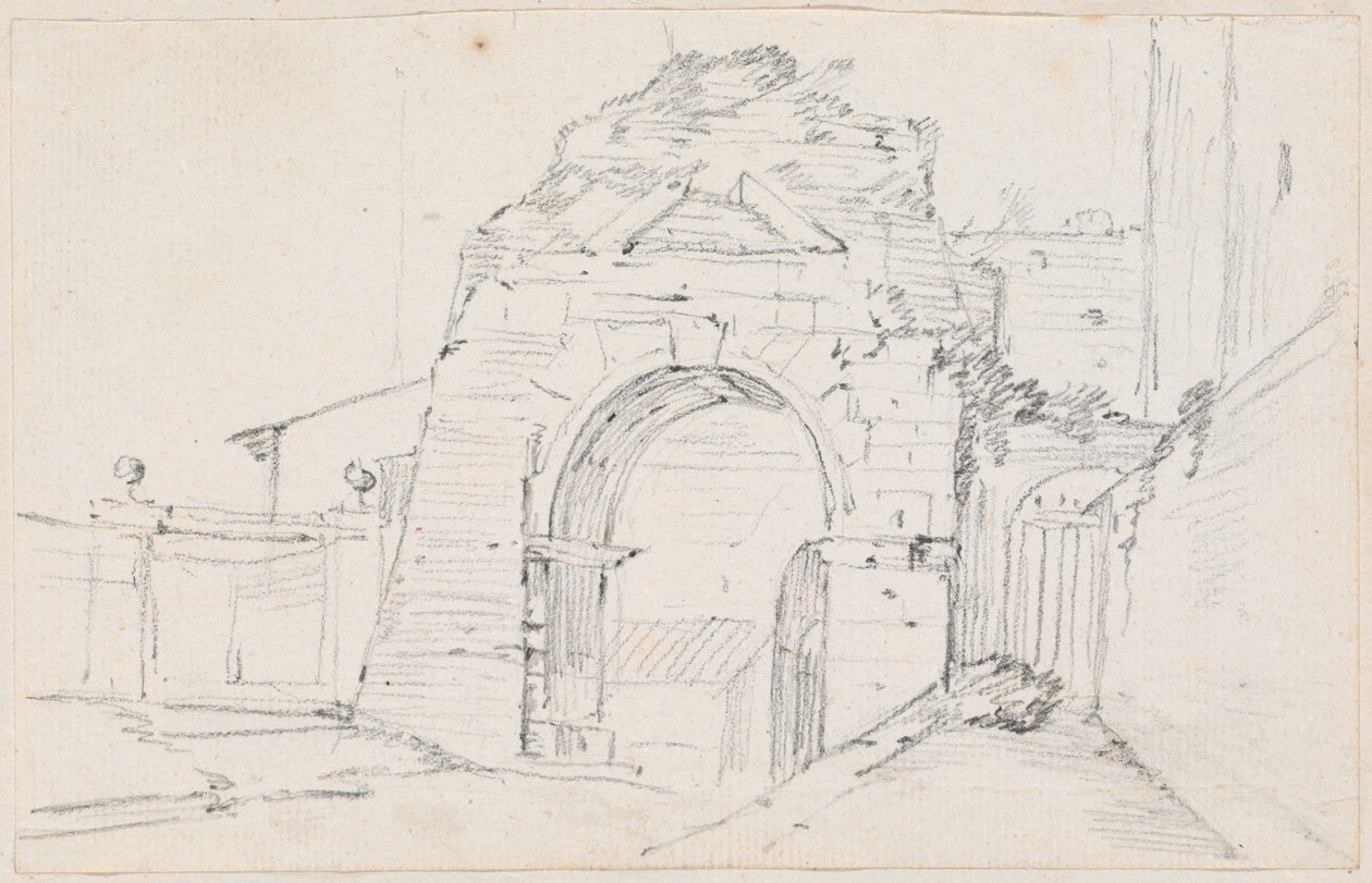 Arc de Drusus près de la Voie Appienne - Joseph Marie Vien