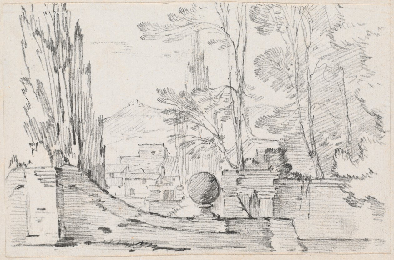 Vue à travers le mur d
