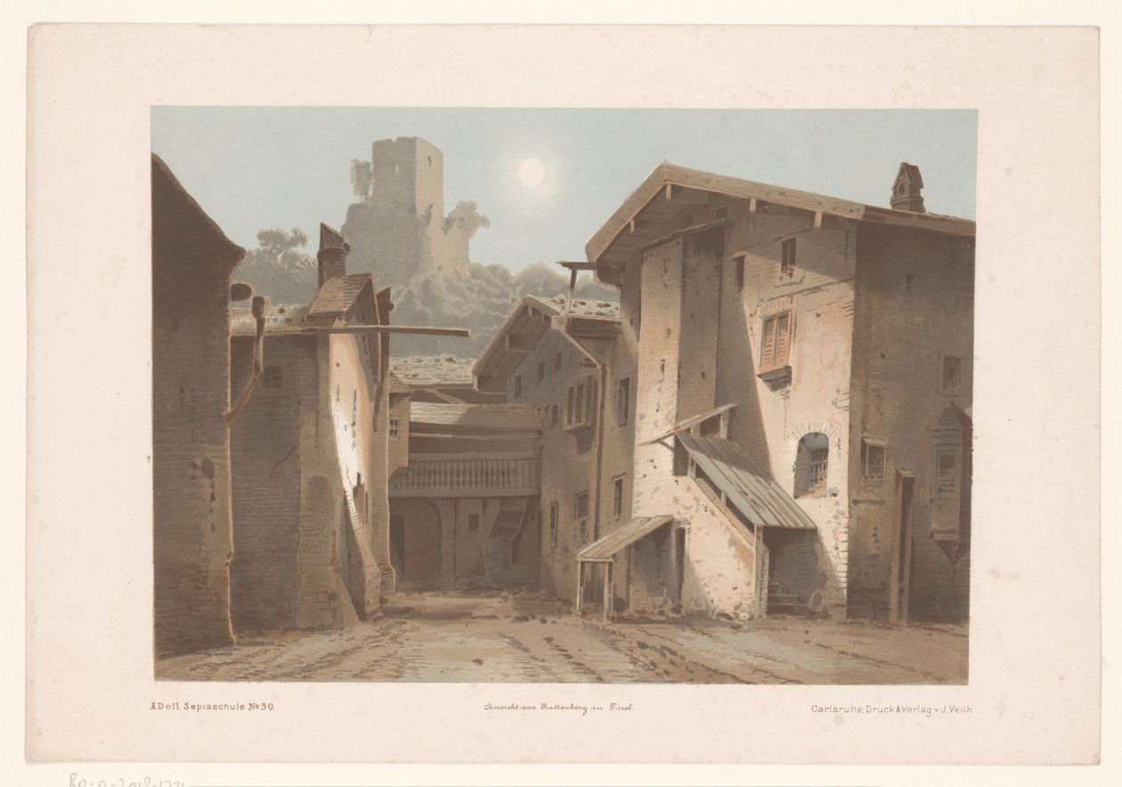 Vue sur Bad Ragaz - Joseph Maximilian Kolb