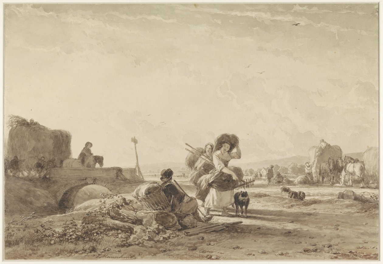 La récolte de foin - Joseph Moerenhout