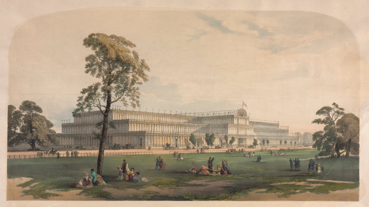 Le Crystal Palace, vers 1850 - Joseph Nash