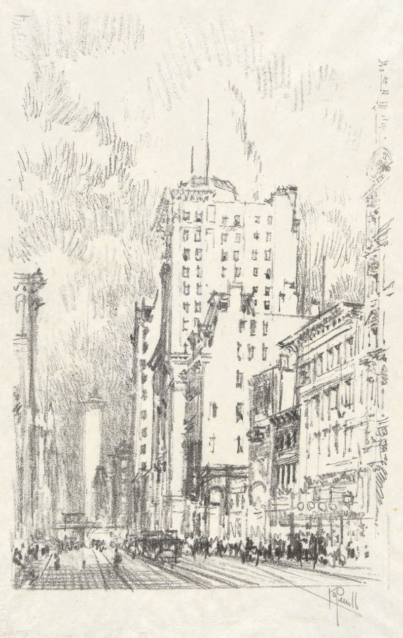 Broadway au-dessus de la 23e rue, n°11 dans la collection Iconophile Club - Joseph Pennell