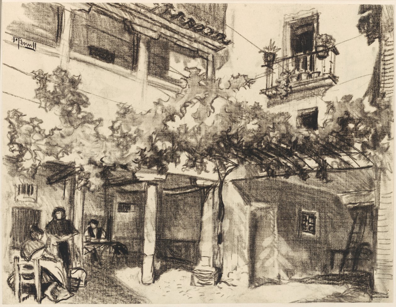 Images délicieuses de la vie domestique, Alcalá - Joseph Pennell