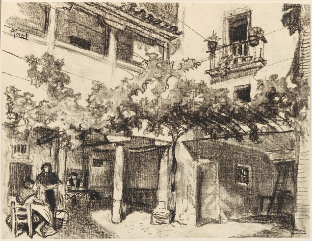 Images délicieuses de la vie domestique, Alcalá - Joseph Pennell