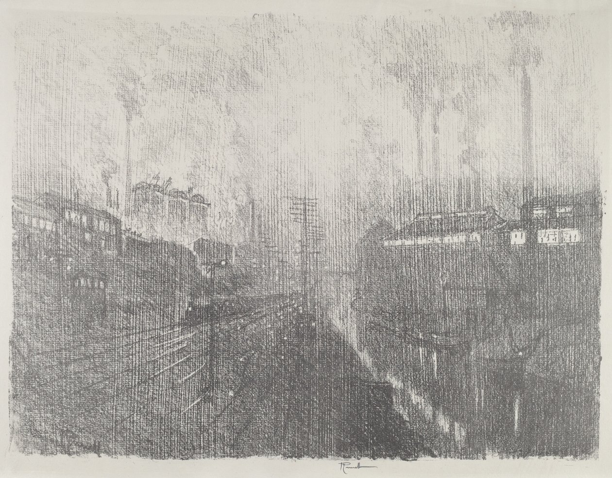 Soirée dans le Pays des Munitions - Joseph Pennell