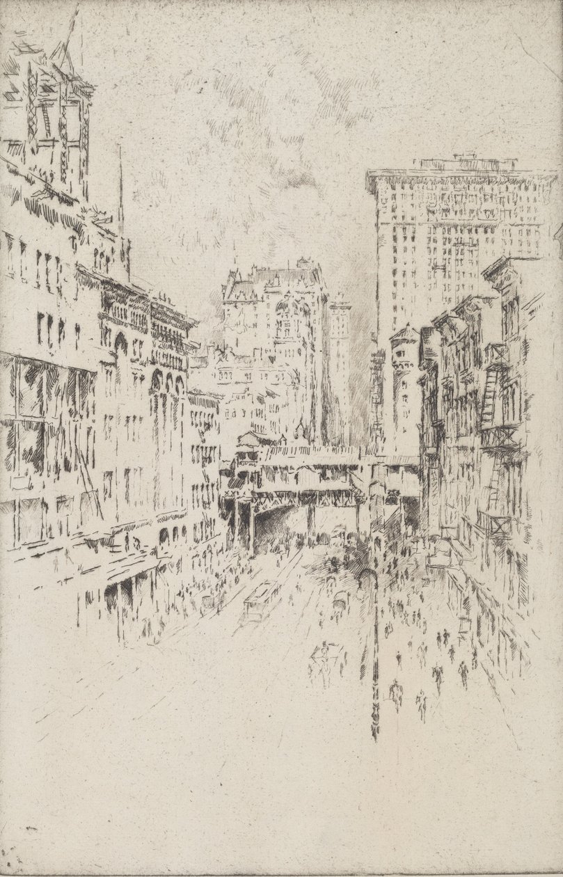 Quarante-deuxième rue, 1904 - Joseph Pennell