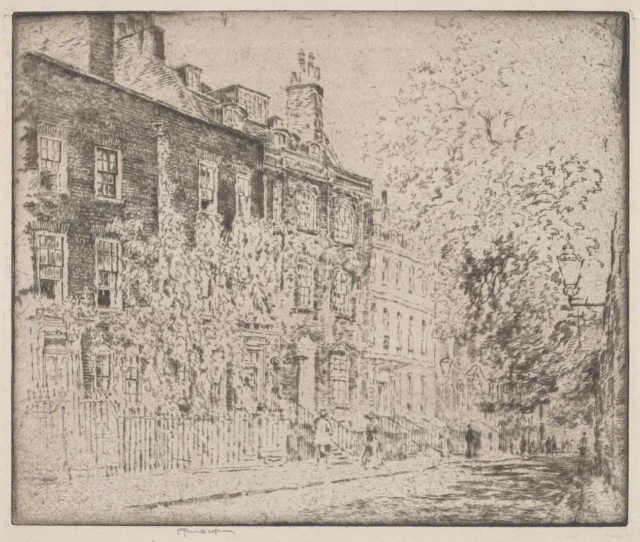 Great College Street, Westminster - Joseph Pennell