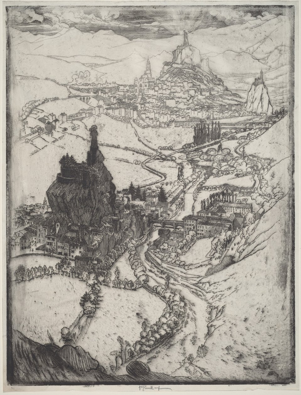 Le Puy - Joseph Pennell