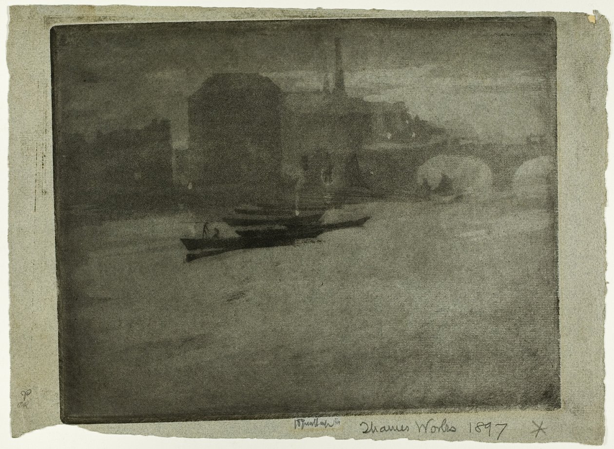 Brouillard sur la Tamise - Joseph Pennell