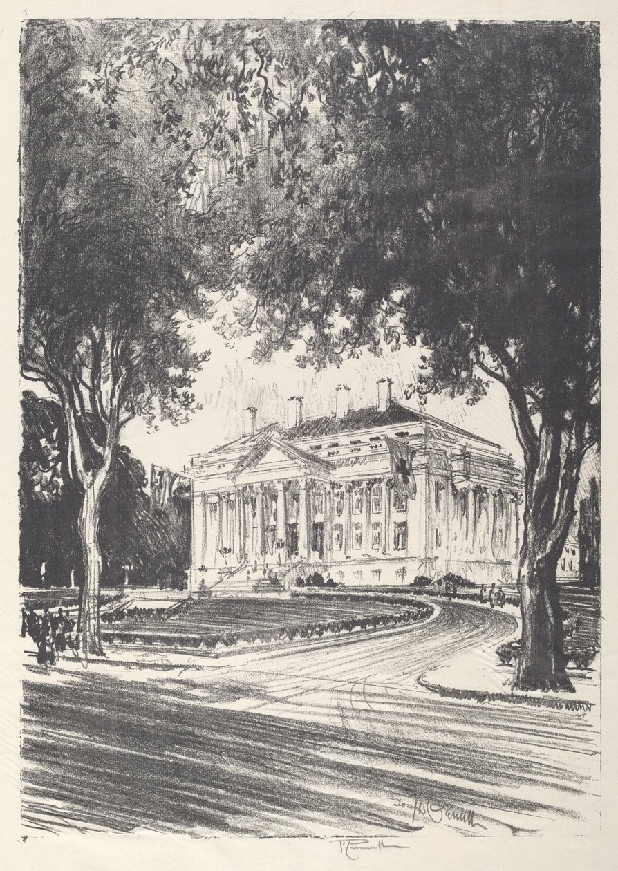 Siège de la Croix-Rouge nationale, Washington - Joseph Pennell
