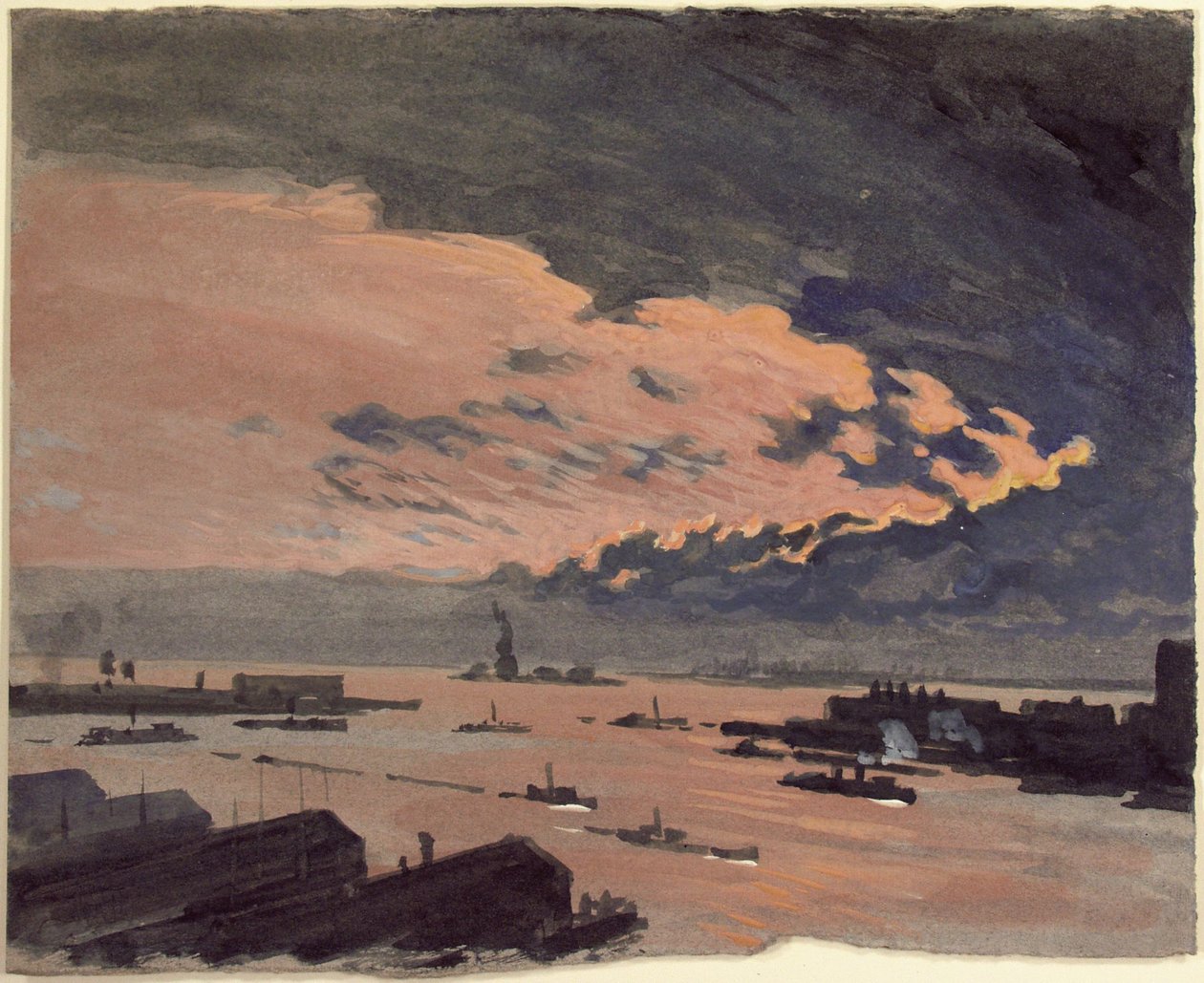 Nuages roses - Joseph Pennell