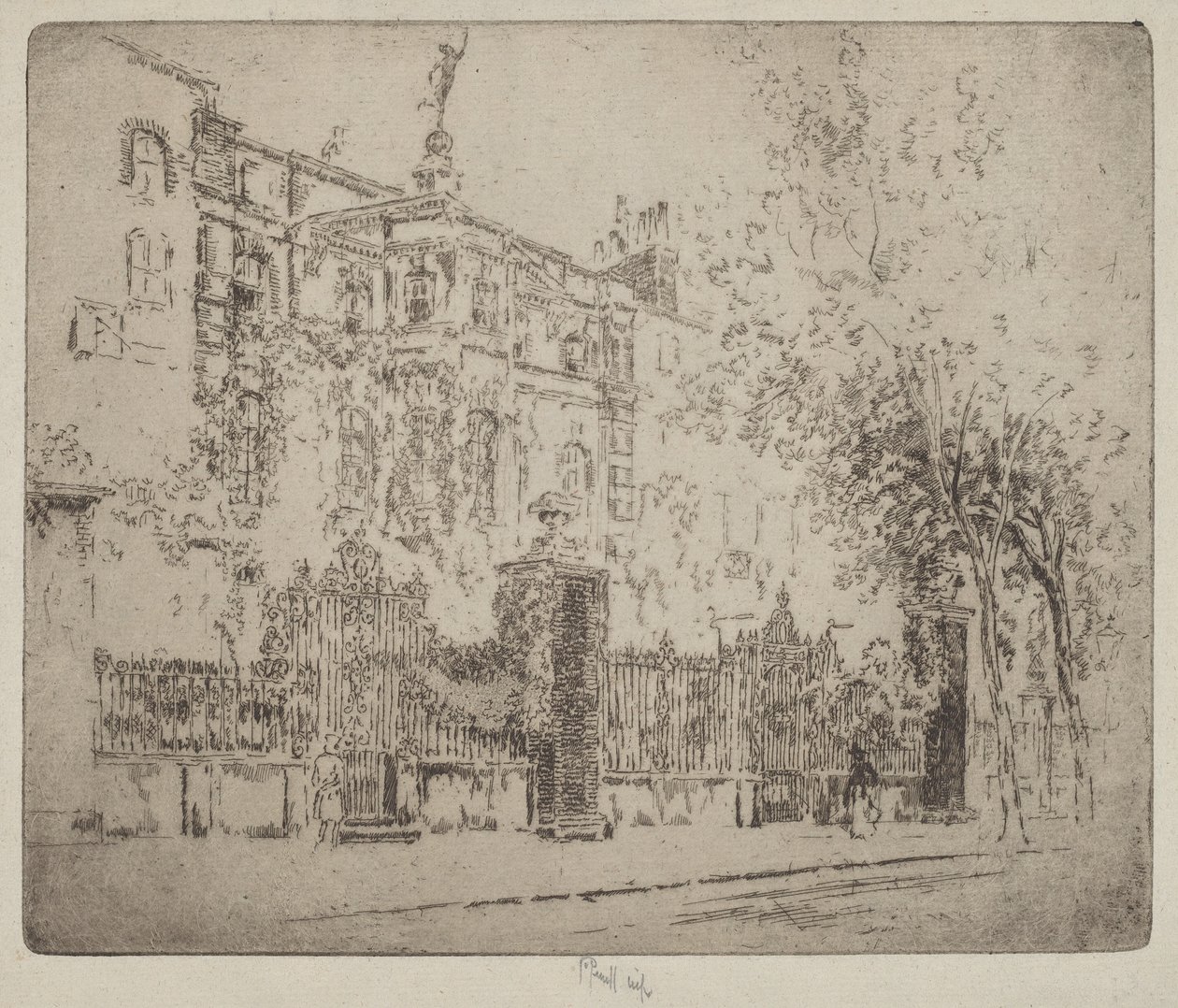 Maison de Rossetti - Joseph Pennell