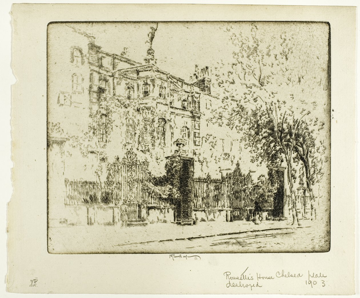 La maison de Rossetti - Joseph Pennell