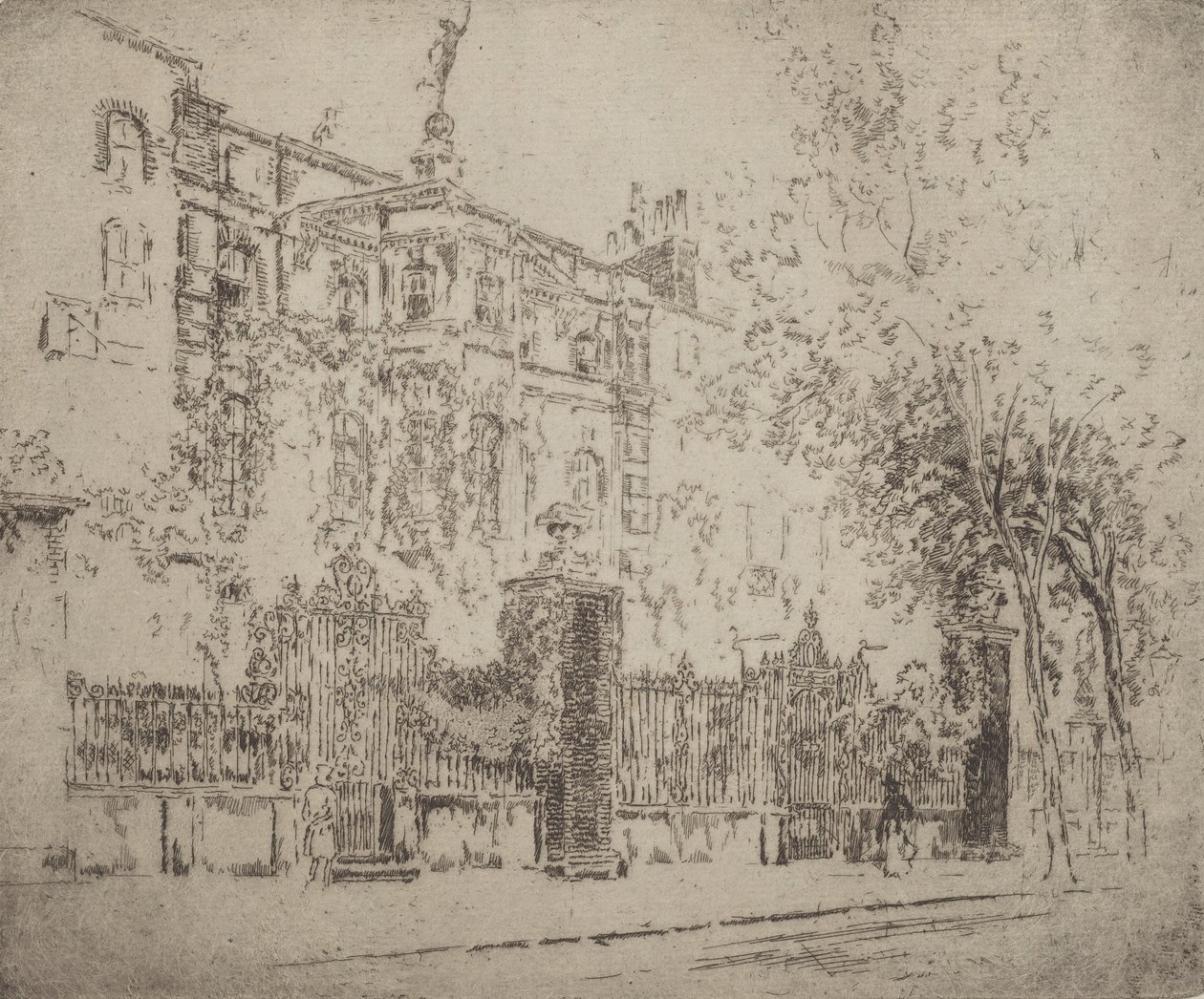 Maison de Rossetti, 1906 - Joseph Pennell