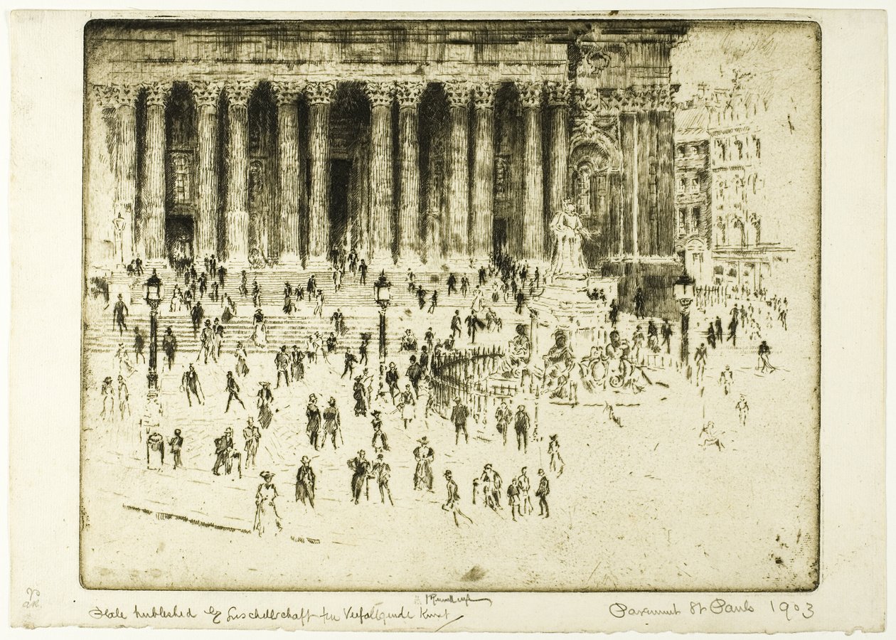 Pavé de Saint Paul - Joseph Pennell