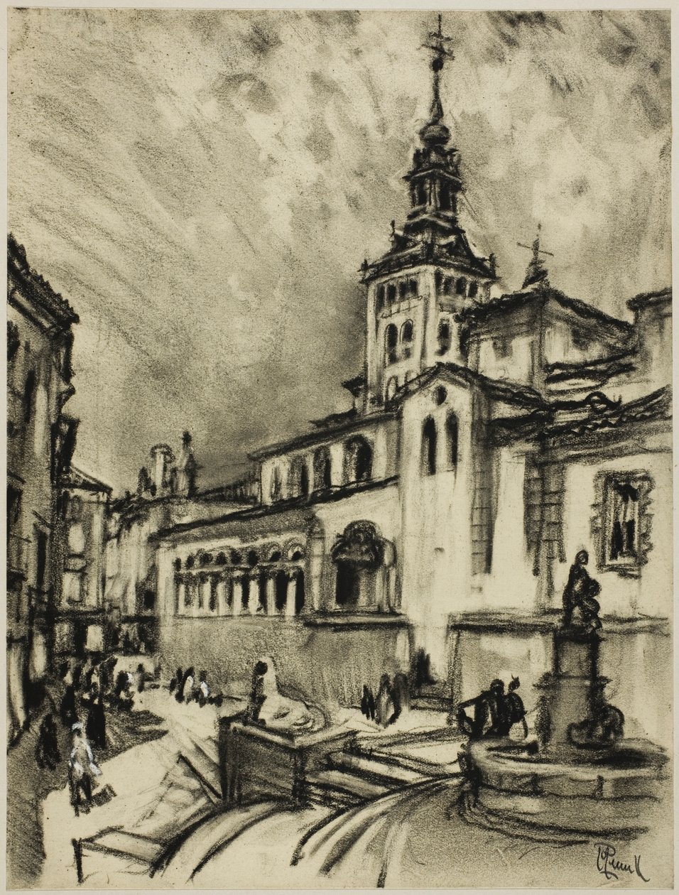 San Martín, Ségovie - Joseph Pennell
