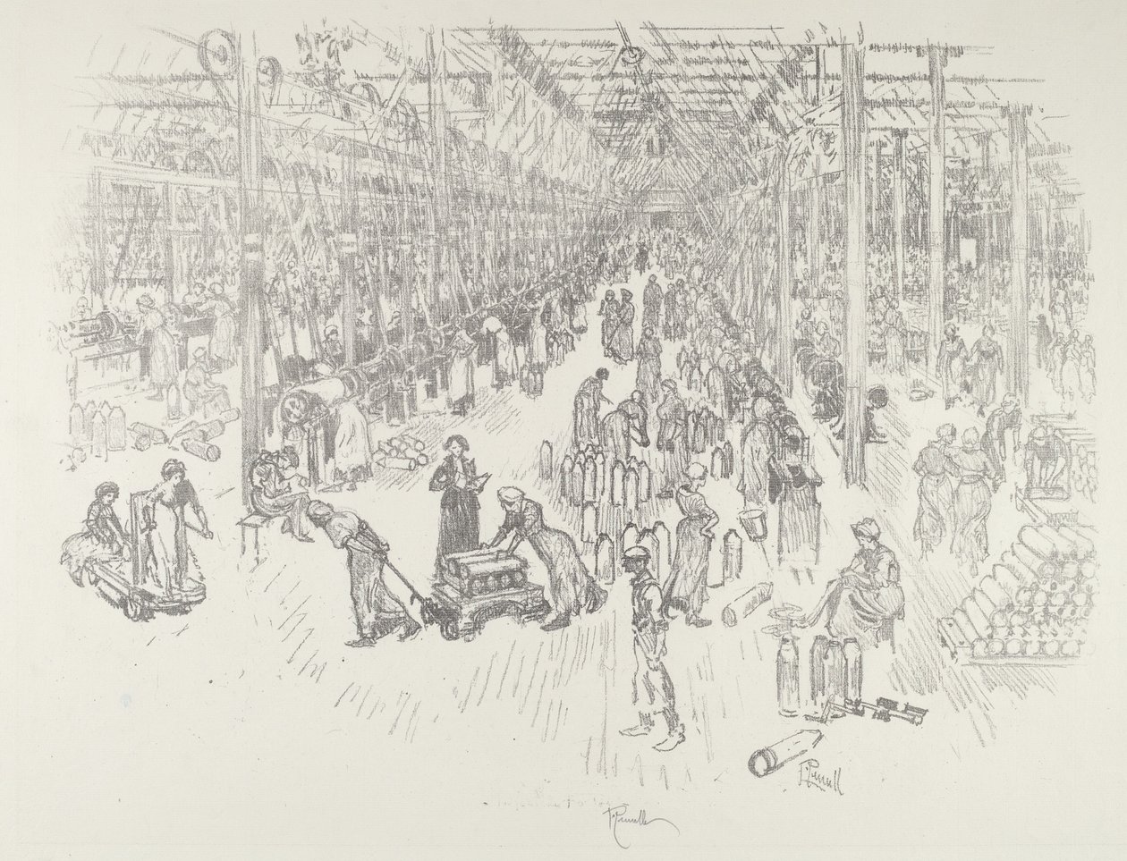 La Baie des Mille Filles, 1916 - Joseph Pennell