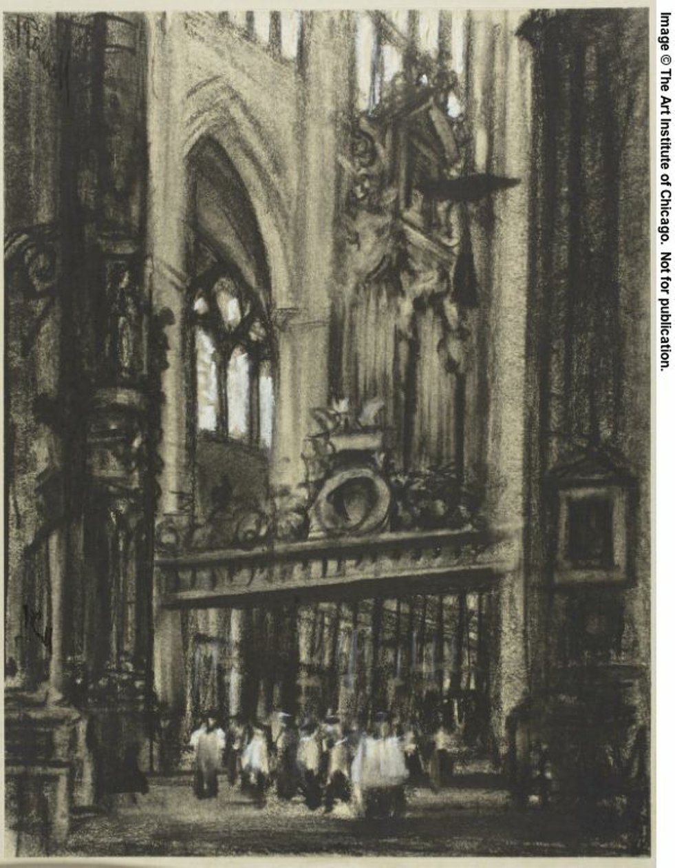 Le Chœur, Tolède - Joseph Pennell