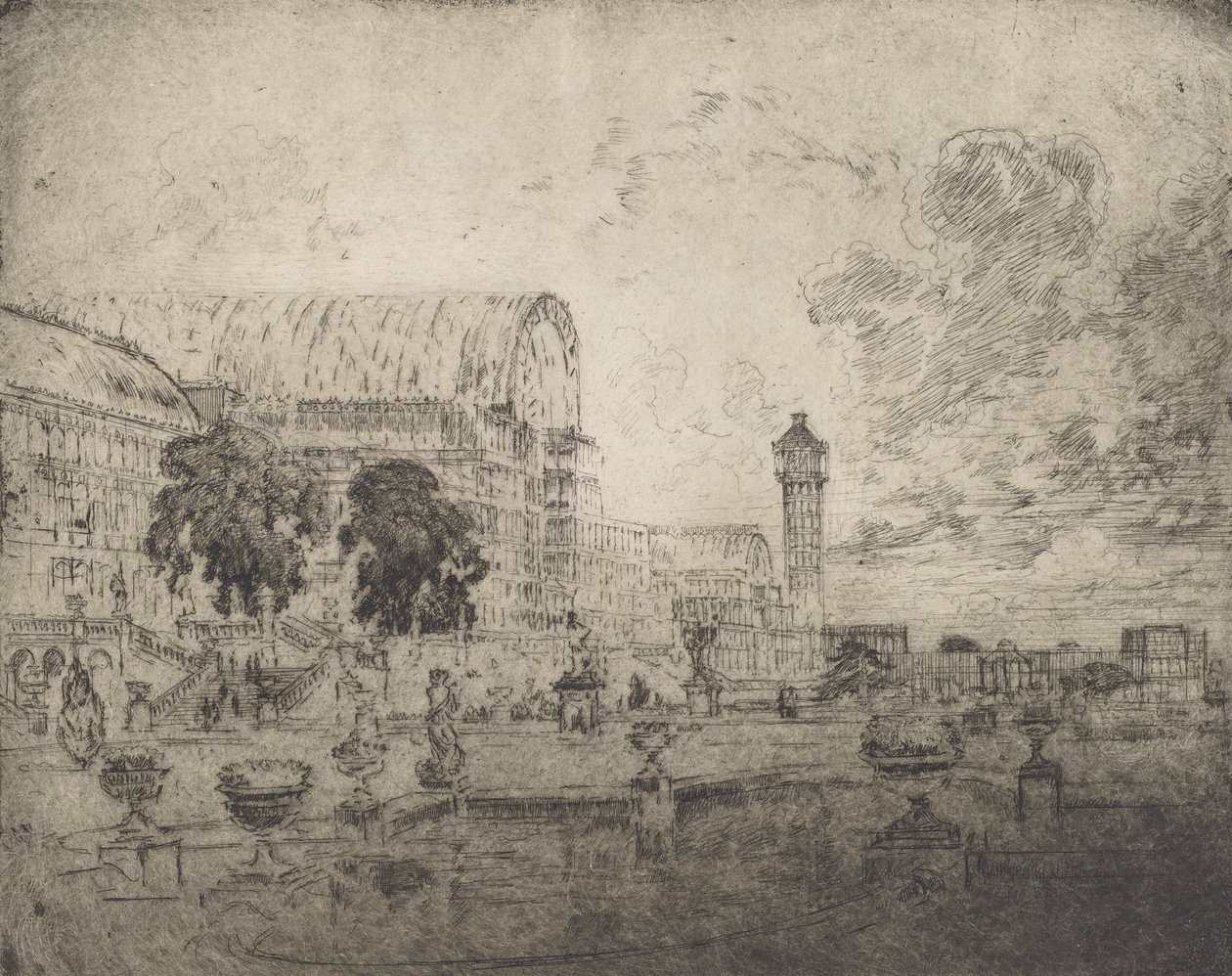 Le Crystal Palace, 1905 - Joseph Pennell