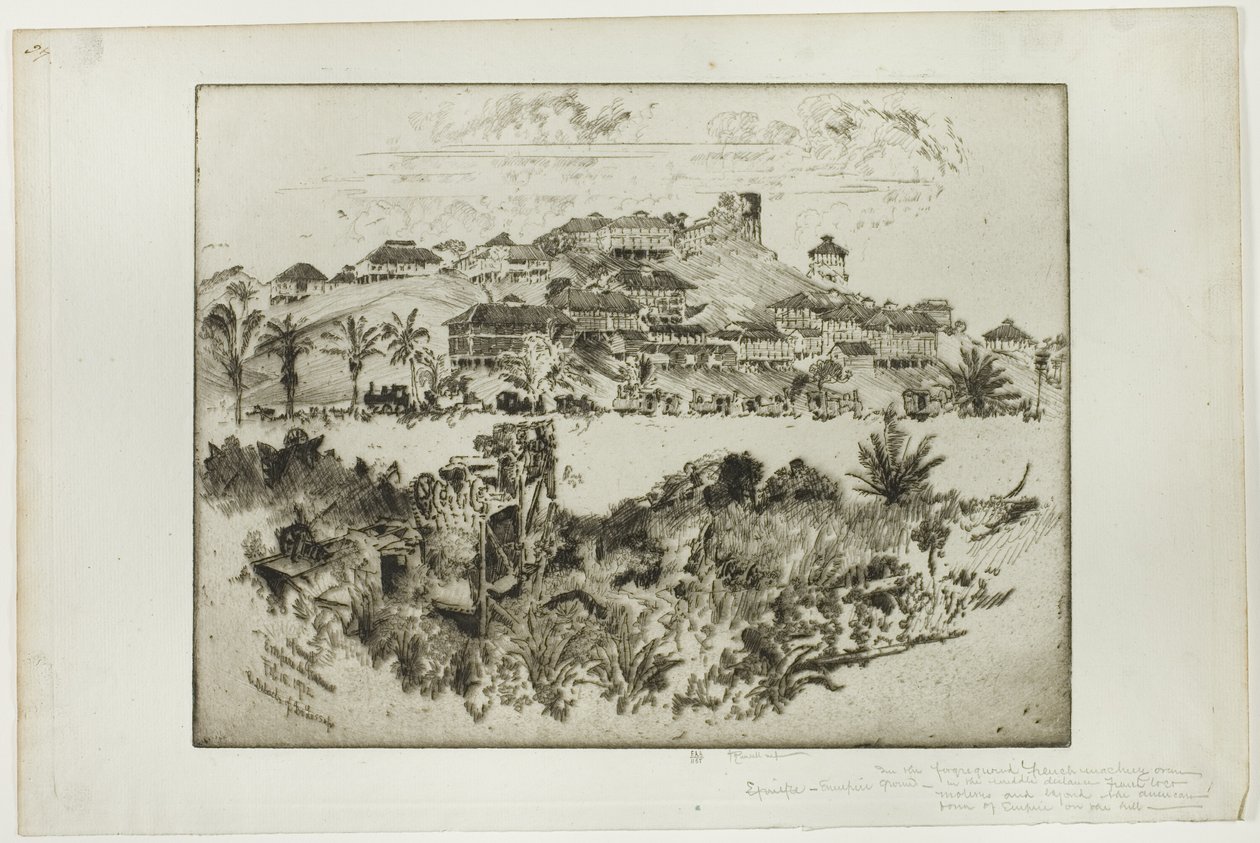La débâcle de de Lesseps, Panama - Joseph Pennell