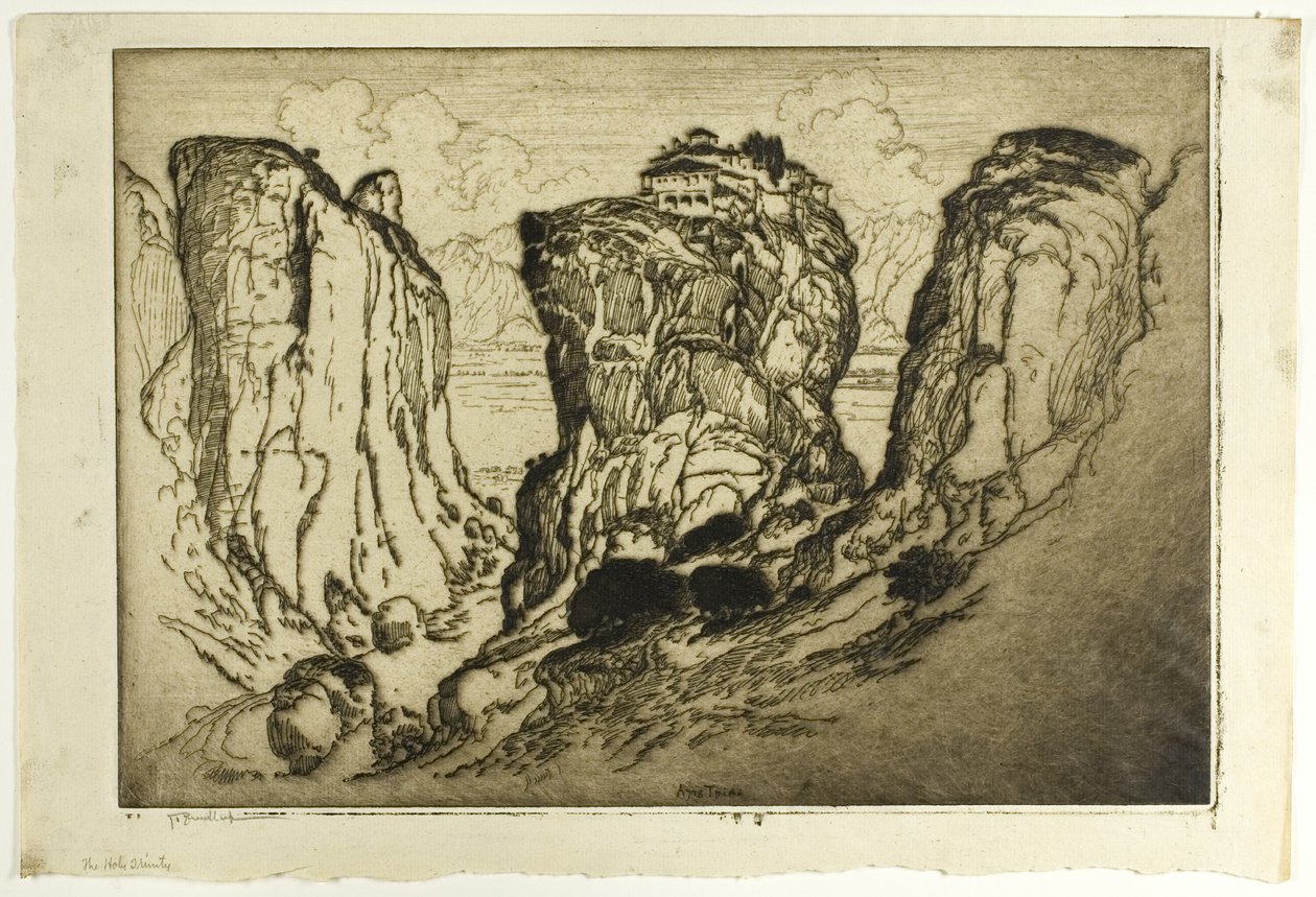 La Sainte Trinité des châteaux dans les airs - Joseph Pennell