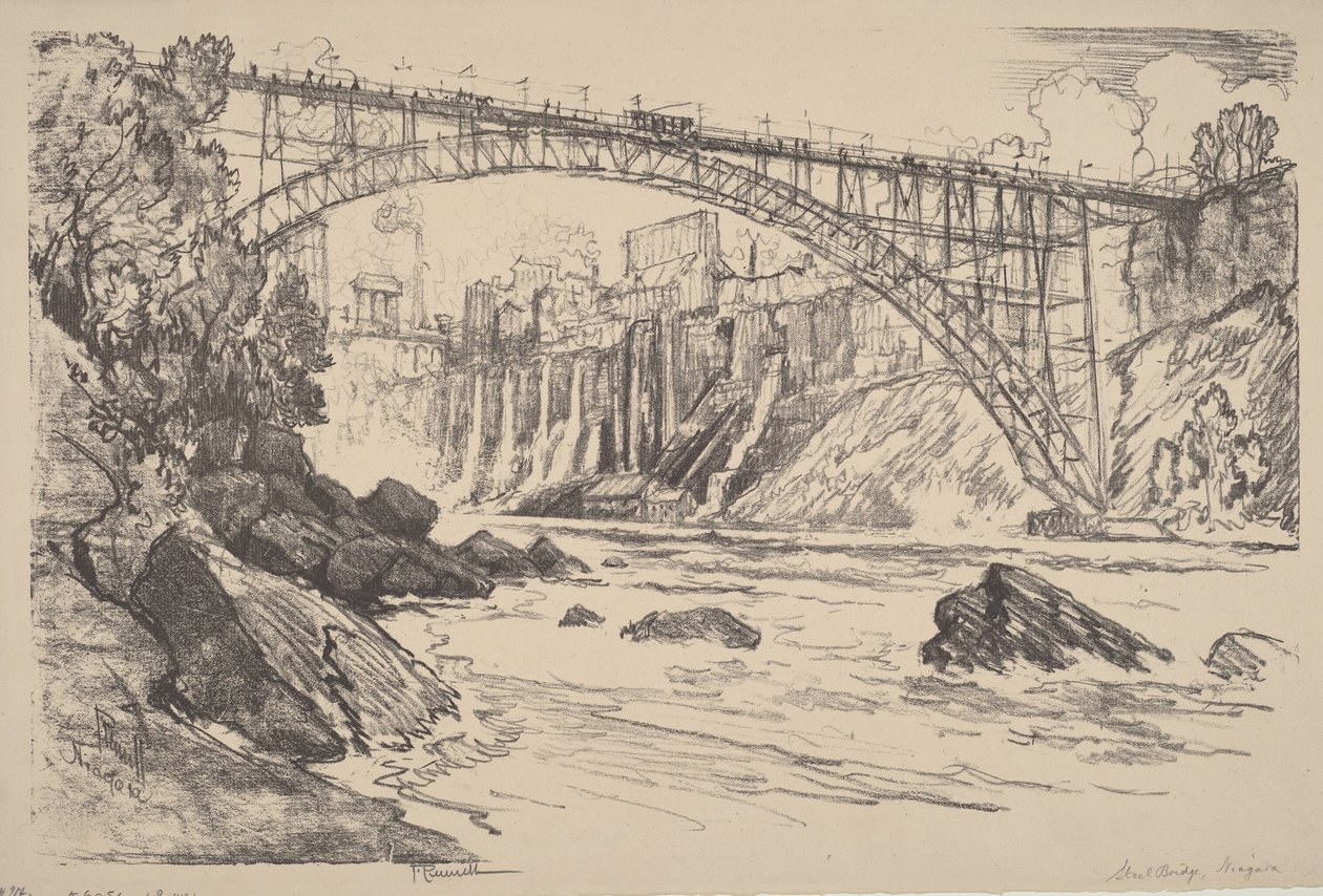 Le pont en acier - Joseph Pennell
