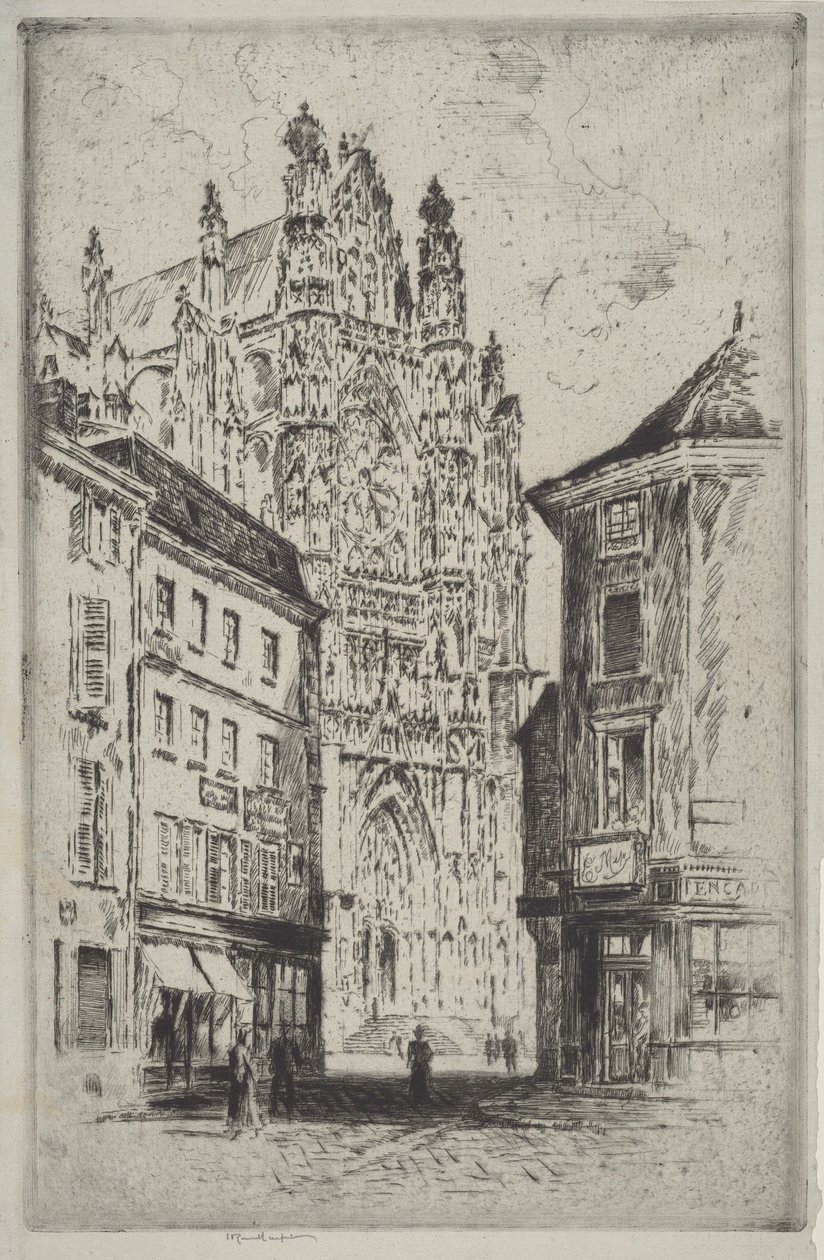 Le transept, Beauvais - Joseph Pennell