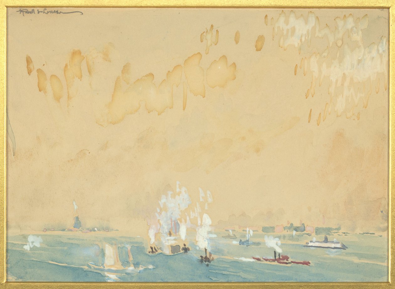 Windiges Wetter - Joseph Pennell