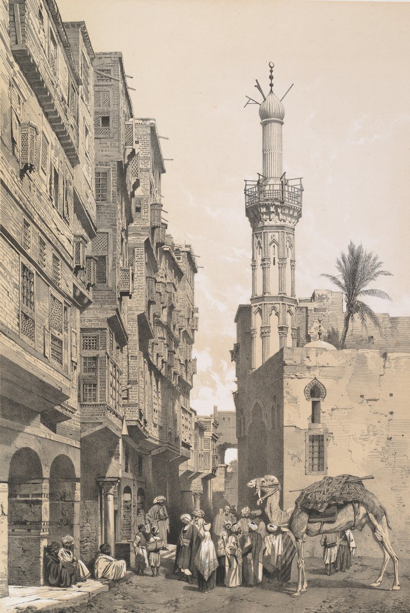 88. Une rue, à Rosette, 1843 - Joseph Philibert Girault De Prangey