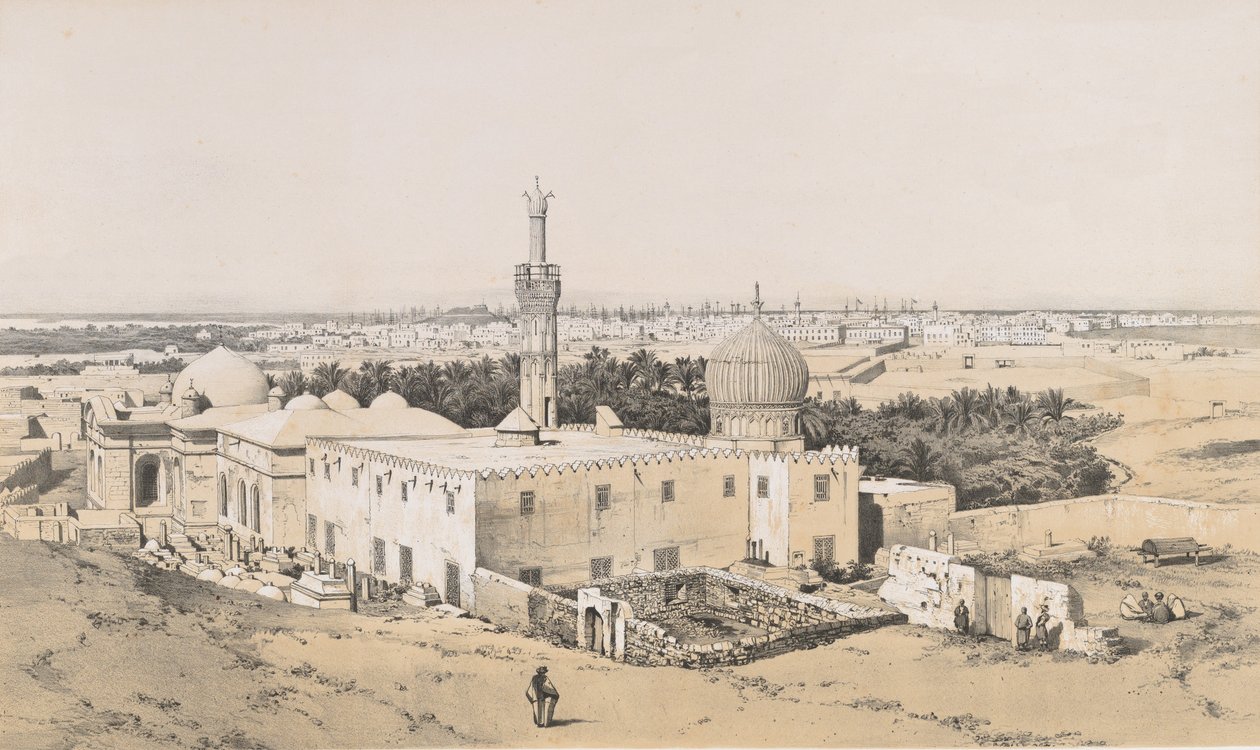 Mosquée Nabédémiane, à Alexandrie - Joseph Philibert Girault De Prangey